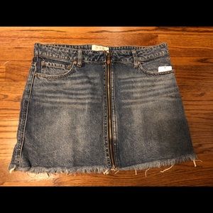 Free People Denim Skirt